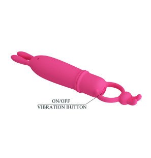 Pretty Love Delia Rabbit Vibrator with Resistance Ring – image 7
