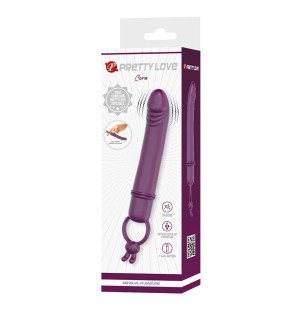 Cora Penis-Shaped Vibrator with Resistance Ring – image 9