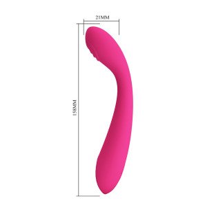 Różowy wibrator Pretty Love Jessica High Power do intymnego wellness – zdjęcie 8
