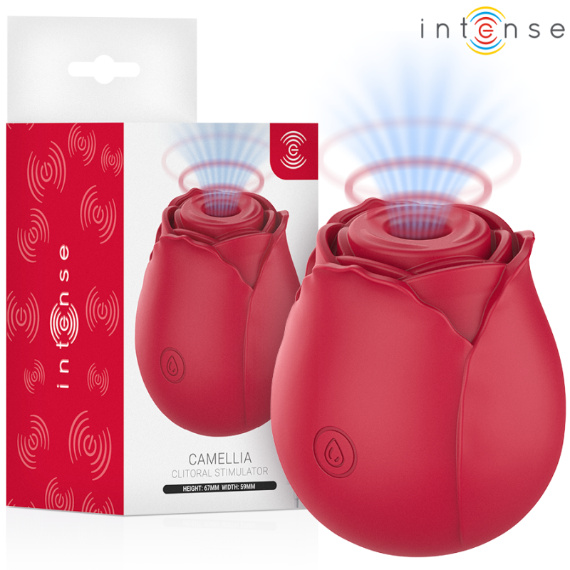 Camellia clitoral stimulator with suction effect 5,9 cm – image 1