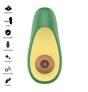 Intense Waki Avocado Klitorisstimulator mit Saugfunktion – Bild 2