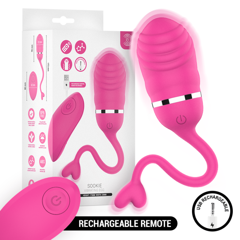 Sookie Pink Vibrating Egg with Remote Control – image 1 Sookie Pink Vibrating Egg with Remote Control – image 1