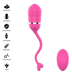 Sookie Pink Vibrating Egg with Remote Control – image 2