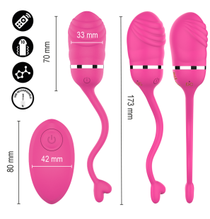 Sookie Pink Vibrating Egg with Remote Control – image 5