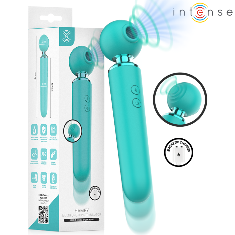 INTENSE Hamby, stimulateur multifonction à succion et vibrations 42 mm – photo 1 INTENSE Hamby, stimulateur multifonction à succion et vibrations 42 mm – photo 1