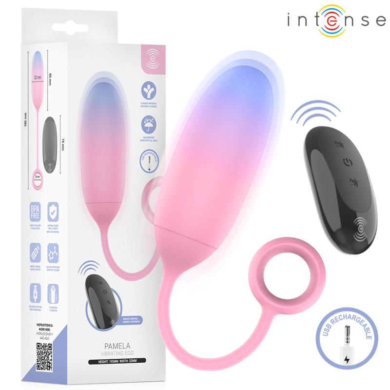 Intense Pamela Gradient vibrator with remote control – image 1 Intense Pamela Gradient vibrator with remote control – image 1