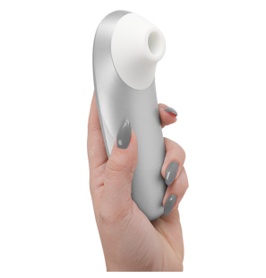 Womanizer Pro clitorisstimulator met vibratie in zilvergrijs – foto 6