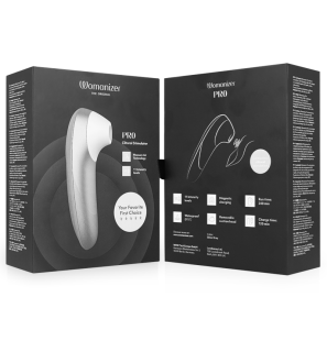 Womanizer Pro clitorisstimulator met vibratie in zilvergrijs – foto 7