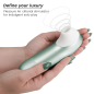 Womanizer Pro vibrating clitoral stimulator, sage green – image 3