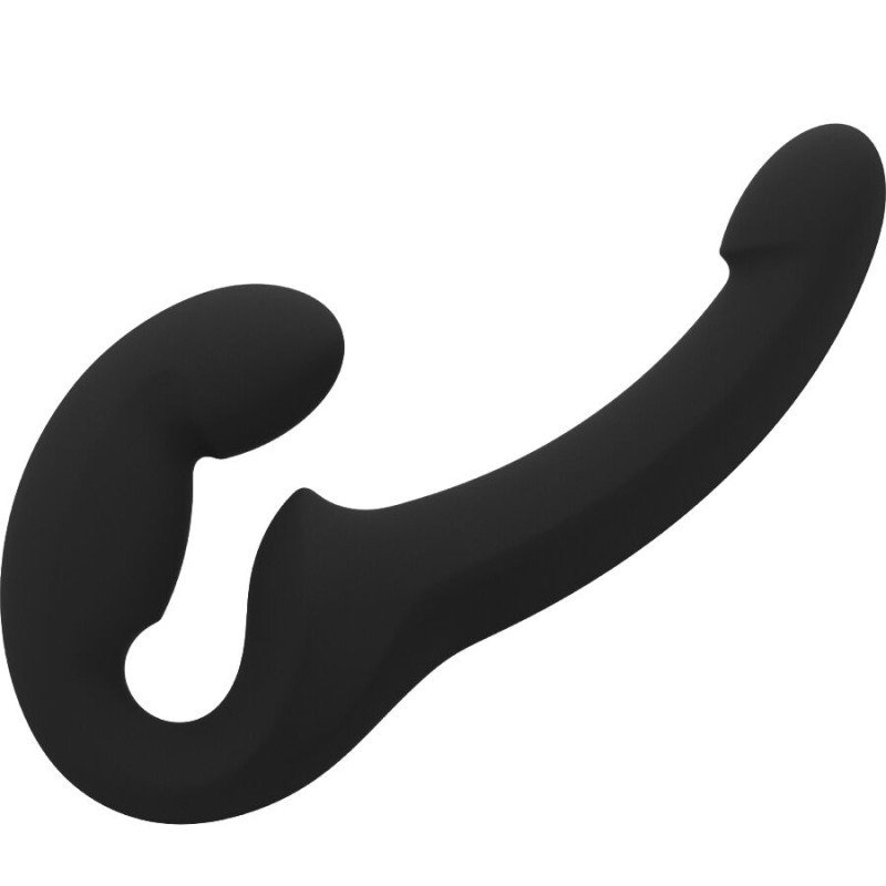 FUN FACTORY Share Lite – podwójne silikonowe dildo, czarne – zdjęcie 1