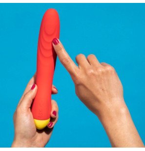 ROMP HYPE multifunctional G-spot vibrator, red – image 3