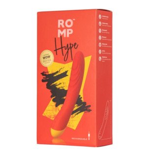 ROMP HYPE multifunctional G-spot vibrator, red – image 7