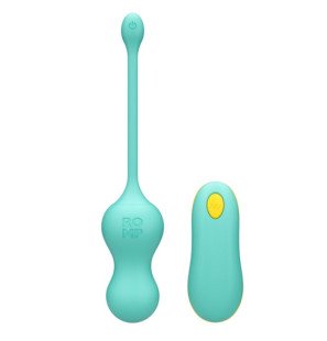 ROMP Cello vibrating egg with remote control in turquoise – image 2