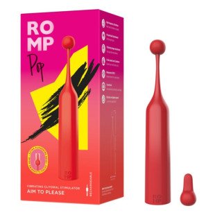 ROMP Pop hoogfrequente clitorisstimulator rood – foto 8