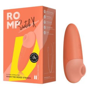 ROMP Switch X stymulator łechtaczki z 6 poziomami, pomarańczowy – zdjęcie 5