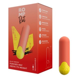 ROMP Riot multifunctional vibrating ball, orange and yellow – image 7