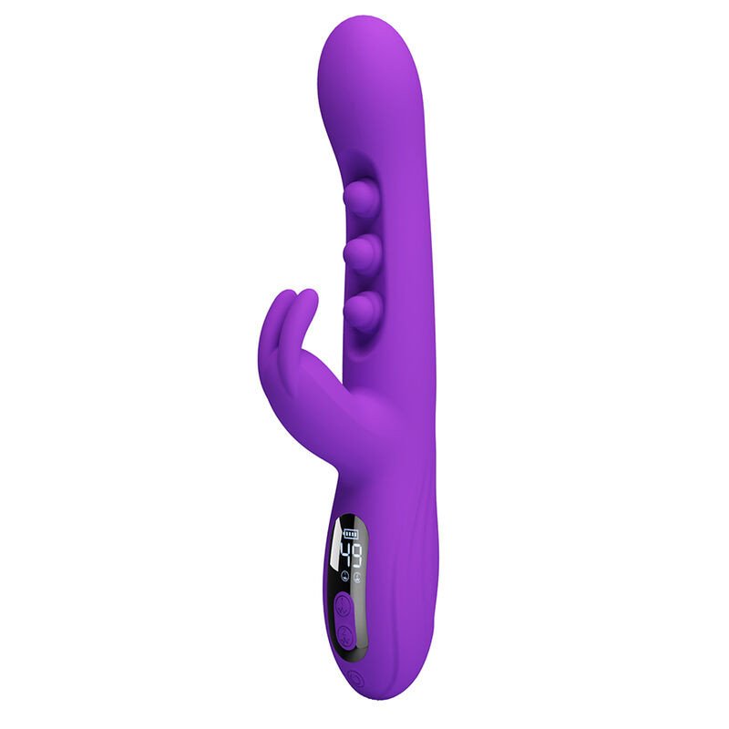Pretty Love Sabien Kaninchen-Vibrator mit Klopfstimulation und lila LED – Bild 1