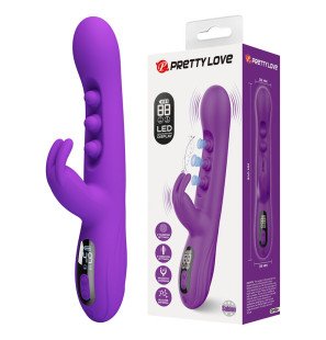 Pretty Love Sabien rabbit vibrator with tapping stimulation and purple LED – image 2