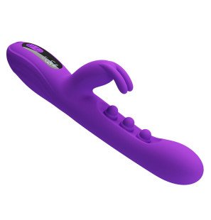 Pretty Love Sabien rabbit vibrator with tapping stimulation and purple LED – image 4