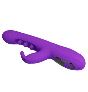 Pretty Love Sabien rabbit vibrator with tapping stimulation and purple LED – image 5