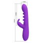 Pretty Love Sabien rabbit vibrator with tapping stimulation and purple LED – image 8