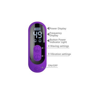 Pretty Love Sabien rabbit vibrator with tapping stimulation and purple LED – image 9