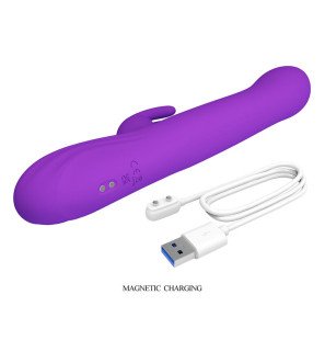 Pretty Love Sabien, vibromasseur lapin à stimulation par tapotements et LED violette – photo 10