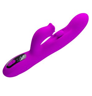 Yalanda Oscillating Rabbit Vibrator with LED Display, Purple – image 2