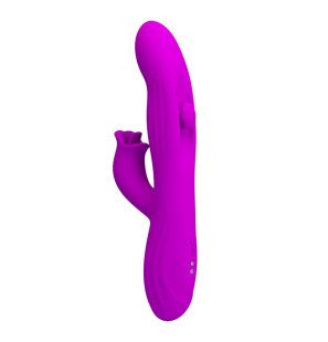 Yalanda Oscillating Rabbit Vibrator with LED Display, Purple – image 3