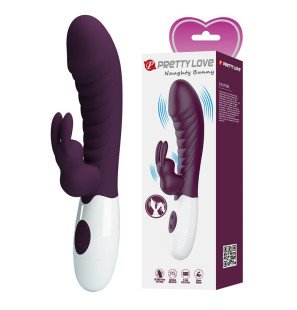 Pretty Love Naughty Bunny, vibromasseur rabbit avec 30 fonctions, violet – photo 2