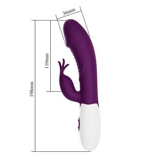 Pretty Love Rogue Muse purple rabbit vibrator with 30 functions – image 5