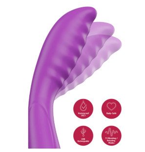 She.E.O paarse G-spot vibrator met trappende beweging – foto 1