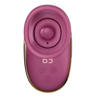 Stimulateur clitoridien automatique She.E.O à effet de léchage violet – photo 3