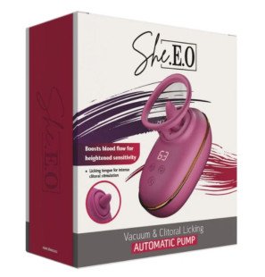 Stimulateur clitoridien automatique She.E.O à effet de léchage violet – photo 6