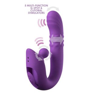 Paarse G-spot en clitorale rabbit vibrator Fantasy For Her – foto 2