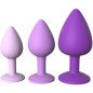 Anal plug set voor beginners met drie maten van silicone – foto 1 Anal plug set voor beginners met drie maten van silicone – foto 1