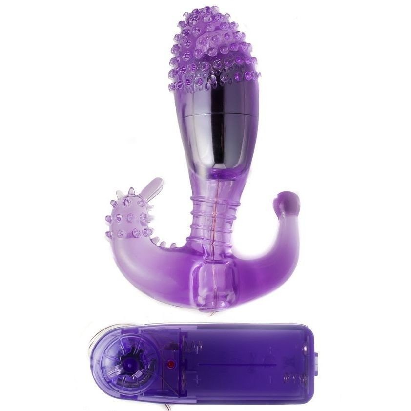 BAILE Lilac – stymulator dopochwowy i analny z funkcją wibracji – zdjęcie 1