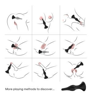 ARMONY anale plugvibrator met afstandsbediening en 9 vibratiestanden – foto 2