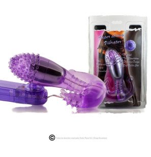 BAILE Lilac – stymulator dopochwowy i analny z funkcją wibracji – zdjęcie 3
