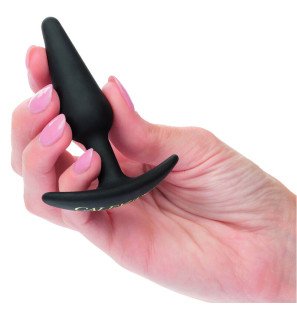 CalExotics slanke anale plug van siliconen met flexibele handvatbasis – foto 5