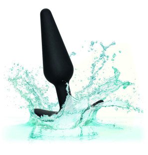 CalExotics slanke anale plug van siliconen met flexibele handvatbasis – foto 6