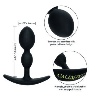 CalExotics Boundless 2X flexibler Analplug aus Silikon – Bild 7