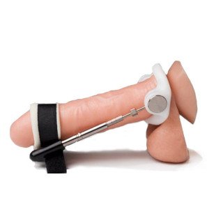 JES-EXTENDER vergoldeter Penisverlängerer, 23 cm, für intime Wellness – Bild 2