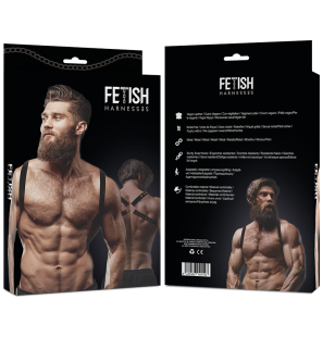 Harnais en cuir écologique pour homme – harnais élégant pour le bien-être intime – photo 2