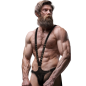 Harnais en similicuir en V pour homme – photo 1 Harnais en similicuir en V pour homme – photo 1