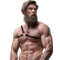 Men’s Eco-Leather Harness with Crossed Shoulder Straps – image 4
