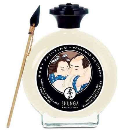 SHUNGA eetbare body paint met vanille- en chocoladesmaak