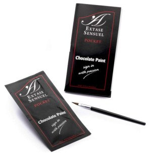 Extase Sensual chocolade bodypaint 10 ml voor intieme wellness – foto 1