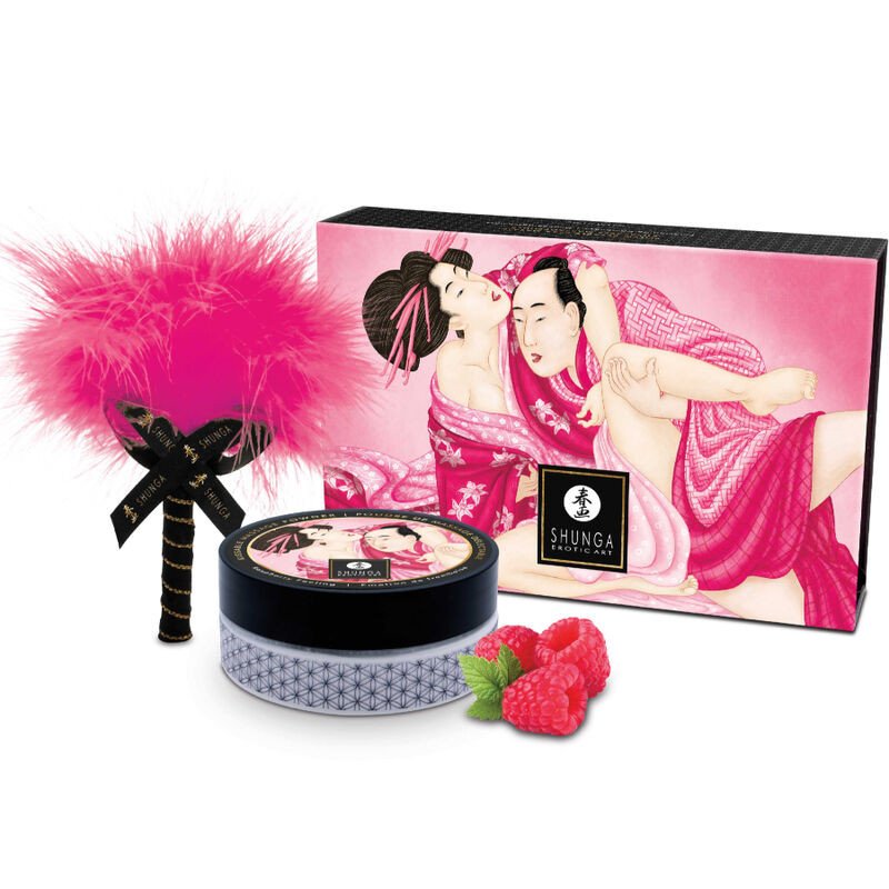 Poudre de massage comestible à la framboise SHUNGA 75 g – photo 1 Poudre de massage comestible à la framboise SHUNGA 75 g – photo 1