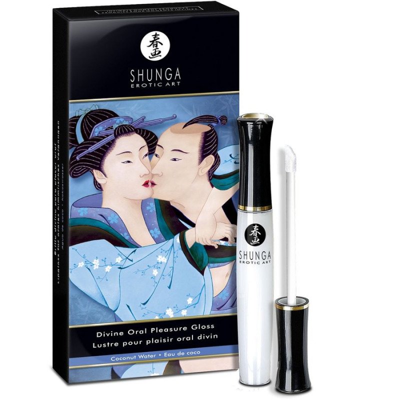 SHUNGA lipgloss voor intiem gebruik met kokoswatersmaak – foto 1